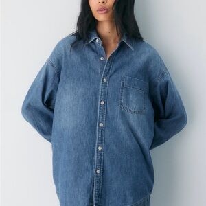 Aritzia Denim Forum The '80s Comfy Denim Shirt